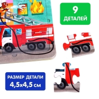 Книга картонная &laquo;Полезные машины&raquo;, 12 стр., с пазлами 5 шт.