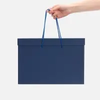 Коробка Handgrip, горизонтальная, темно-синяя