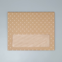 Коробка подарочная складная с PVC-окном, упаковка, &laquo;Горох &raquo;, 14 х 35 х 14 см