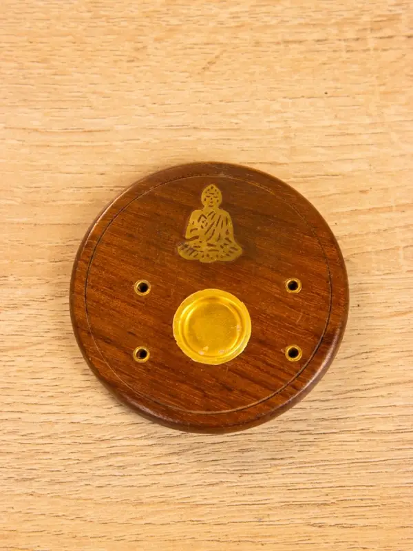 Подставка под благовония "Будда" 7 см, дерево шишам