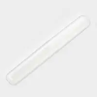 Футляр для зубной щетки, пластик, 19&times;2.5&times;2 см, прозрачный