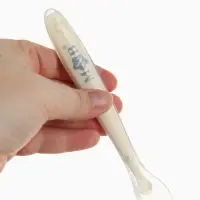 Mum&Baby Ложка для первого прикорма в контейнере, бежевая