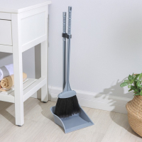 Веник с совком &laquo;Комфорт&raquo;, цвет МИКС