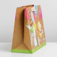 Пакет подарочный крафтовый горизонтальный, упаковка, &laquo;Малыши&raquo;, ML 23 х 27 х 11.5 см