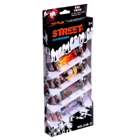 Набор фингербордов &laquo;Уличный скейтер&raquo;, 4 штуки, цвет МИКС