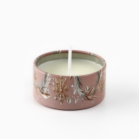 Свеча новогодняя в железной банке &laquo;Новый год: Загадай желание&laquo;Новый год: аромат карамель, 4.8 см