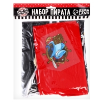 Карнавальный костюм &laquo;Морской разбойник&raquo;, жилетка, наглазник, термонаклейка, бандана