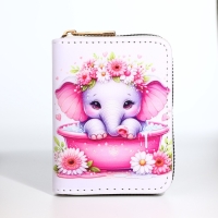 Кошелёк на молнии, цвет белый Кошелёк на молнии, цвет белый