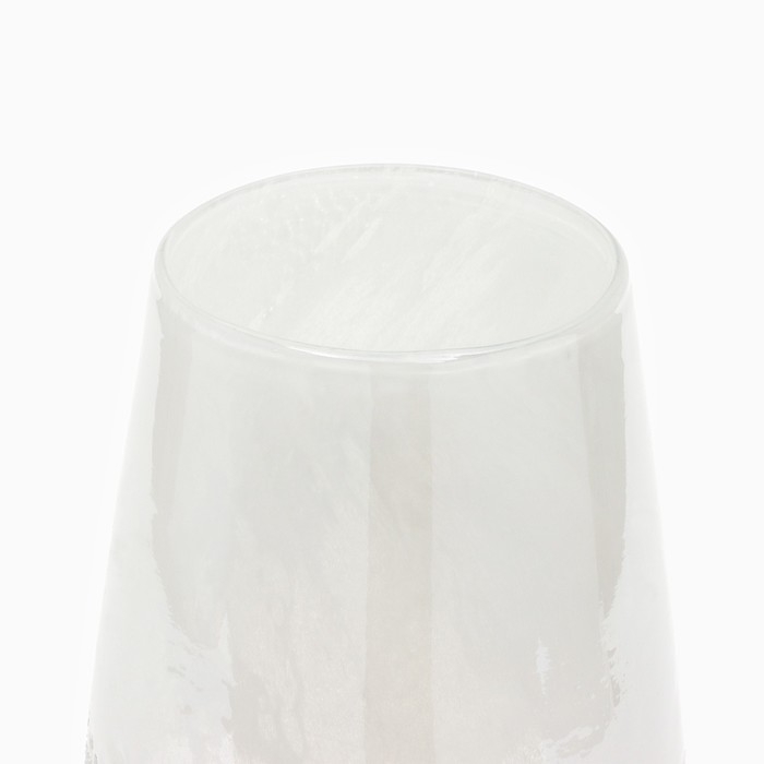 Ваза для цветов &laquo;Нежность&raquo; из цветного стекла 24&times;14,2&times;14,2 см