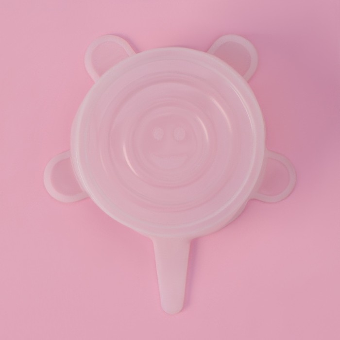 Набор крышек силиконовых Доляна &laquo;Черепашка&raquo;, 6 шт, d=19,2 см, d=15,7 см, d=14 см, d=11,2 см, d=9,2 см, d=6,2 см