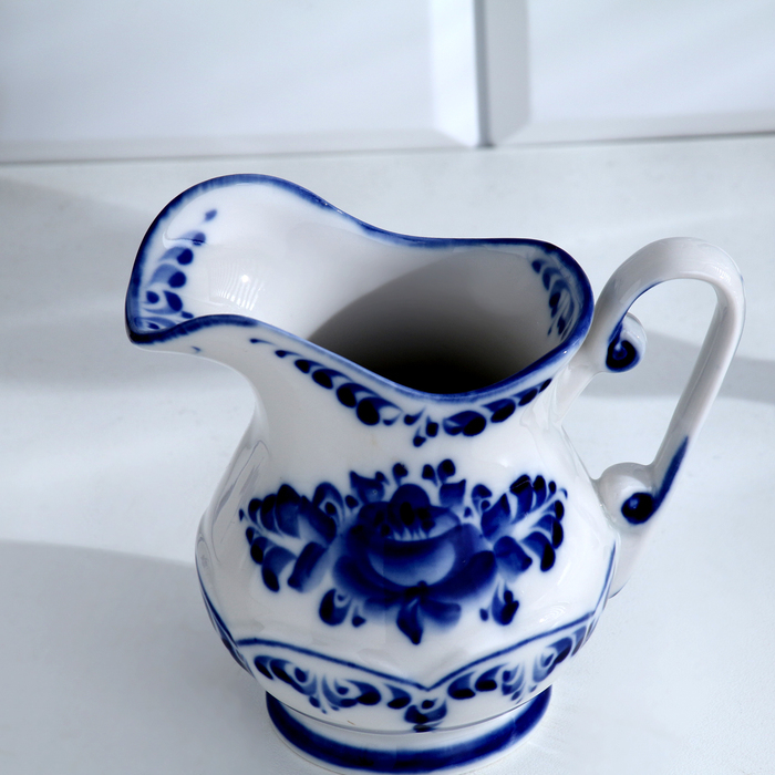 Сливочник &laquo;Летняя фантазия&raquo;, H=12,5, гжель