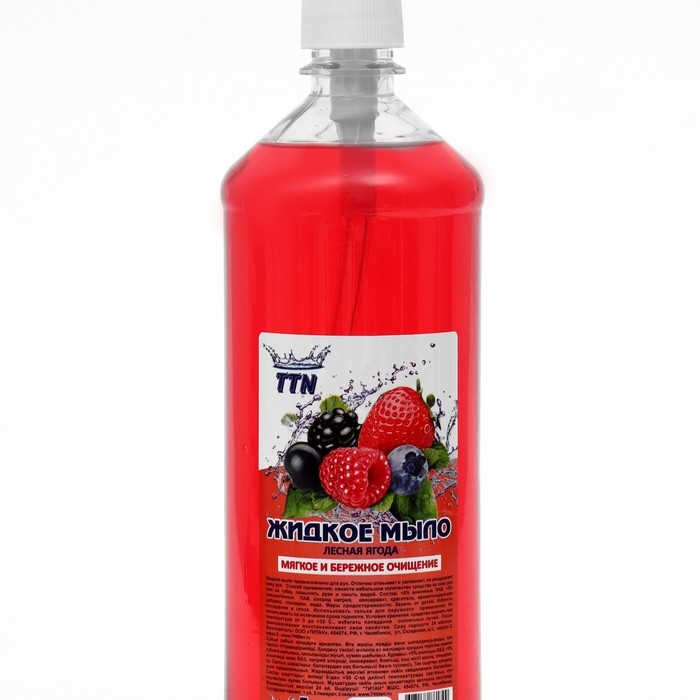Мыло жидкое TITAN "Лесные ягоды", 1 л