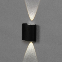 Светильник фасадный &laquo;Полусфера&raquo;, FSD-074, 2 Вт, 4000К, 1 луч, IP65, 220 В, пластик, черный   1008420