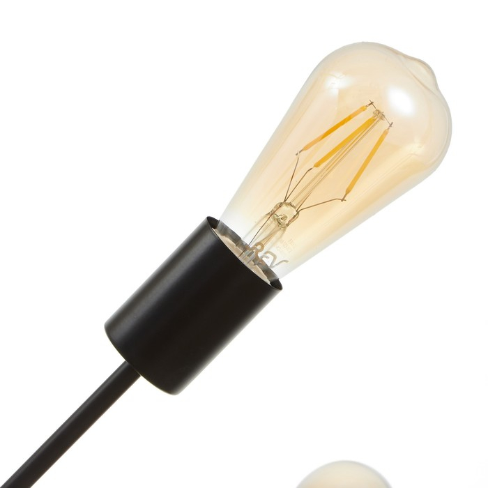 Люстра "Краб" E27 12х40Вт черный 80х80х100 см BayerLux