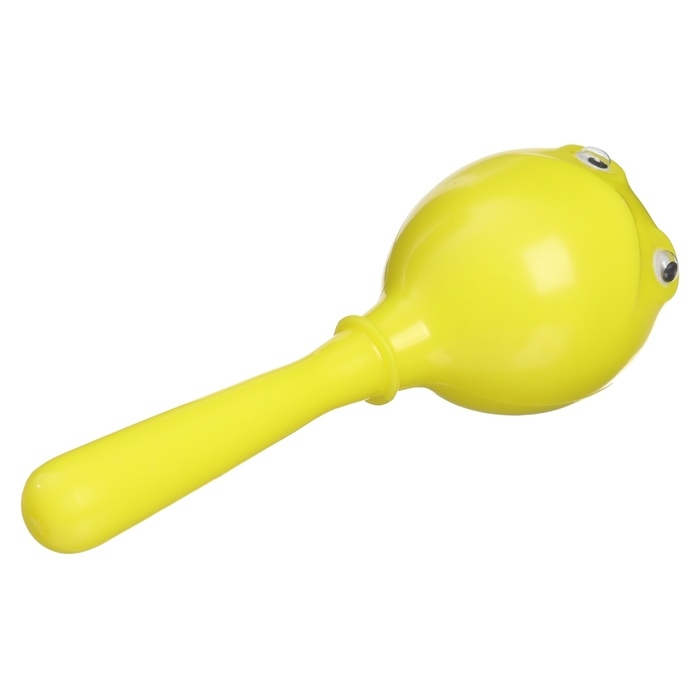 Набор погремушек &laquo;Лягушата: кастаньеты + перкуссионный маракас, 3 шт., цвет желтый, Крошка Я