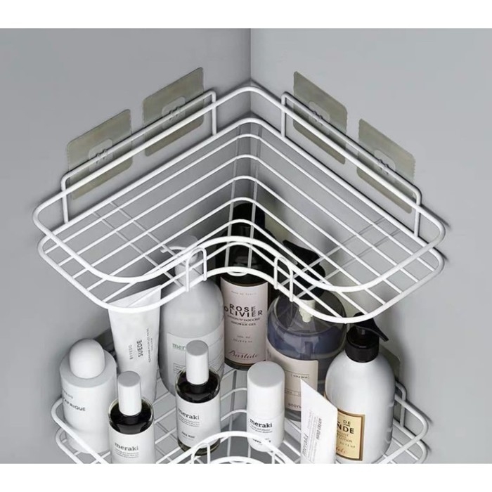 Крючок самоклеящийся для прутьев, прозрачная основа, 5,6&times;5,6 см, 10 шт