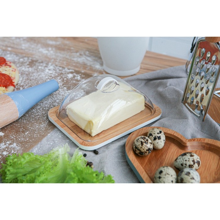 Маслёнка Heaven, 14&times;10&times;5 см, цвет МИКС