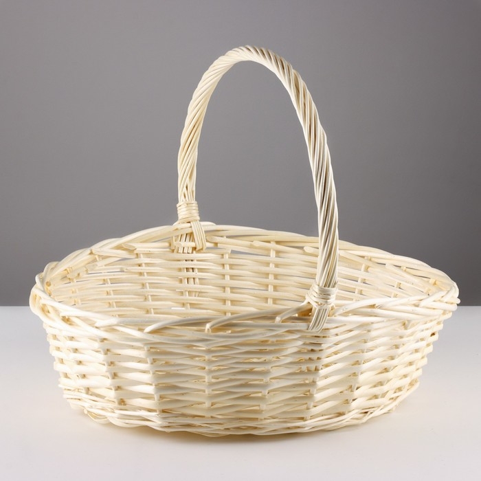 Корзина плетеная, 45х33х12/35 см, лоза Корзина плетеная, 45х33х12/35 см, лоза