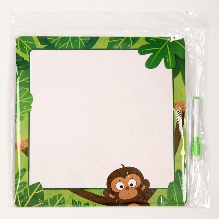 Доска магнитно-маркерная + пазлы &laquo;Дракончики&raquo;, 30 &times; 30 &times; 0,5 см