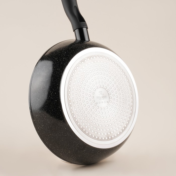 Сковорода алюминиевая с высоким бортом SL Home, d=24 см, h=6,3 см, антипригарное покрытие, индукция, цвет чёрный Сковорода алюминиевая с высоким бортом SL Home, d=24 см, h=6,3 см, антипригарное покрытие, индукция, цвет чёрный