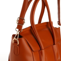 Сумка женская на молнии, цвет рыжий Сумка женская на молнии, цвет рыжий