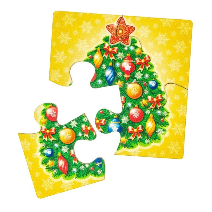 Пазл &laquo;Новогодние герои&raquo;