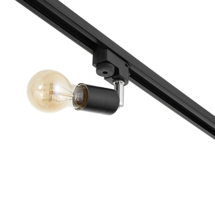 Светильник трековый "Спот" Е27 40Вт черный 3,5х5,5х15см