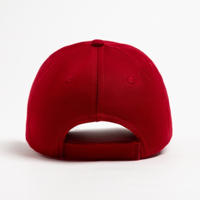 Кепка однотонная MINAKU, цвет бордовый, р-р 52-54 Кепка однотонная MINAKU, цвет бордовый, р-р 52-54