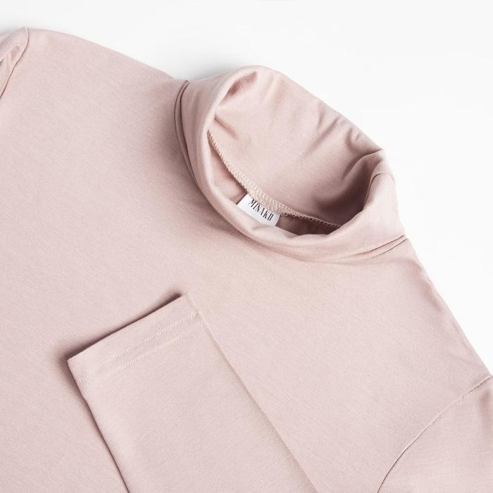 Водолазка женская MINAKU: Basic line, цвет бежевый, размер 42