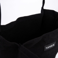 Шопер NAZAMOK, цвет чёрный, 40 х 35 см Шопер NAZAMOK, цвет чёрный, 40 х 35 см