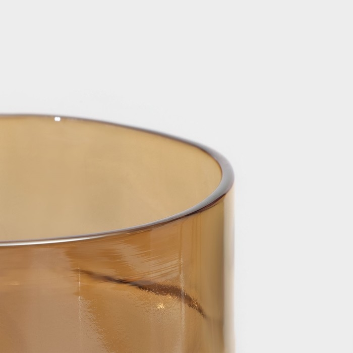 Банка стеклянная с ручкой, крышкой и трубочкой Magistro &laquo;Эко&raquo;, 620 мл, цвет золотой