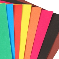 Картон цветной, А4, 8 листов, 8 цветов, немелованный, двусторонний, в папке, 220 г/м&sup2;, Маша и Медведь