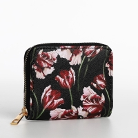 Кошелёк на молнии, цвет чёрный Кошелёк на молнии, цвет чёрный