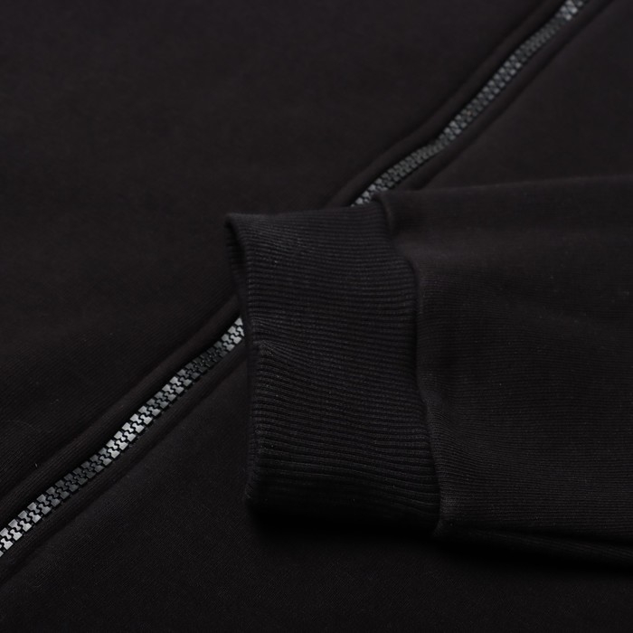 Толстовка с начёсом, цвет чёрный, размер 54 Толстовка с начёсом, цвет чёрный, размер 54