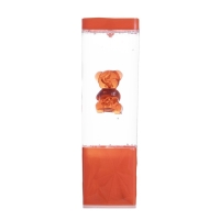 Лава-лампа "Мишка" LED 2Вт от батареек 3хАА красный 7х7х24 см