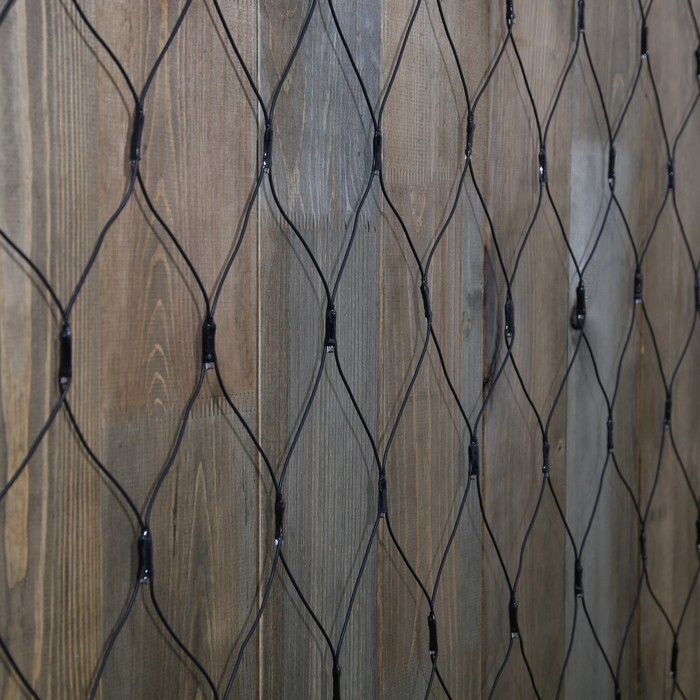 Гирлянда «Сеть» 2 × 3 м, IP44, УМС, тёмная нить, 384 LED, свечение белое, 220 В Гирлянда «Сеть» 2 × 3 м, IP44, УМС, тёмная нить, 384 LED, свечение белое, 220 В