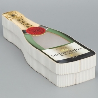 Коробка подарочная, кондитерская упаковка &laquo;Шампанское&raquo;, 9 х 29 х 5 см