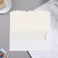 Конверт для денег "Поздравляю!" ручная работа, авокадо, 8х16 см Конверт для денег "Поздравляю!" ручная работа, авокадо, 8х16 см