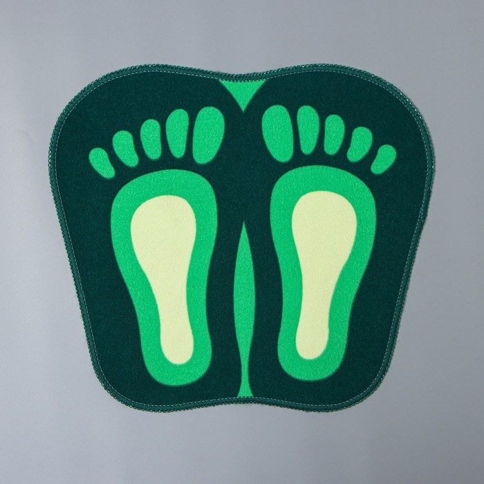 Коврик для дома &laquo;Доляна. Следы&raquo;, 44&times;49 см, МИКС