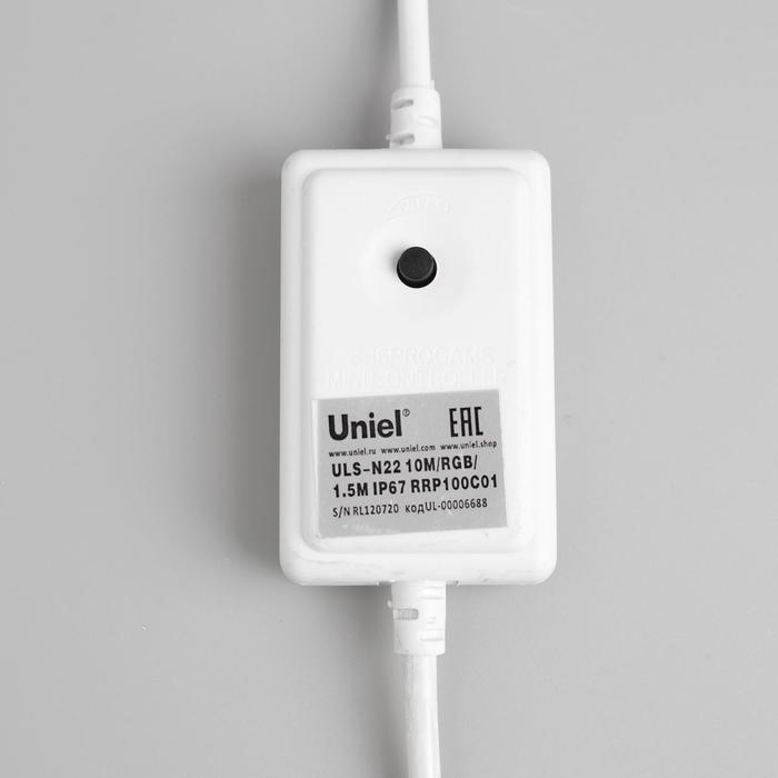 Гибкий неон Uniel 8 &times; 16 мм, IP67, 10 м, SMD2835, 80 LED/м, 220 В, свечение RGB