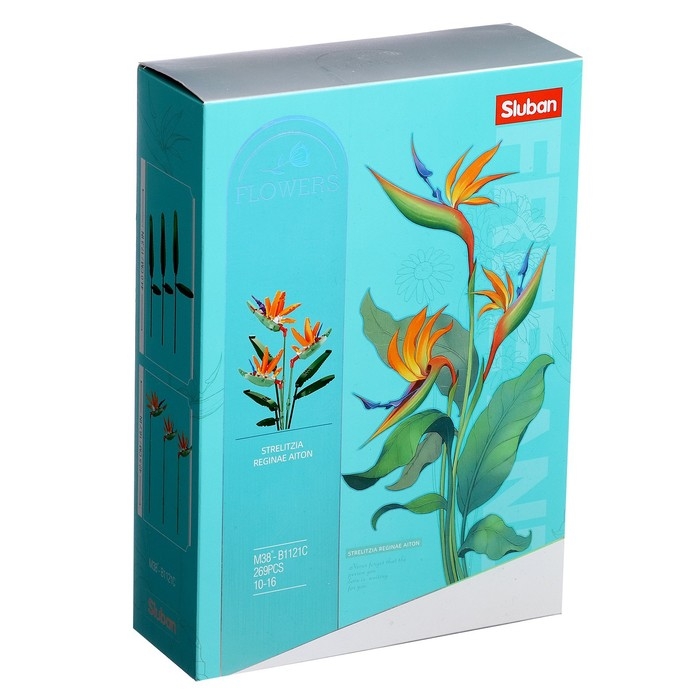 Конструктор &laquo;Цветы. Цветочная композиция&raquo;, 269 деталей