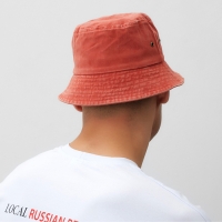 Панама однотонная MINAKU цвет красный, размер 56-58