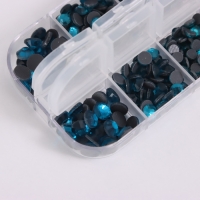 Декор для творчества стекло "Стразы усечённый конус. Синее море" d=2-6,5 мм н-р 2600 шт Декор для творчества стекло "Стразы усечённый конус. Синее море" d=2-6,5 мм н-р 2600 шт