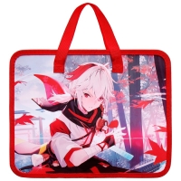 Папка с ручками пластиковая А4 Calligrata "Аниме", 32,2х25,6х7 см, Папка с ручками пластиковая А4 Calligrata "Аниме", 32,2х25,6х7 см,