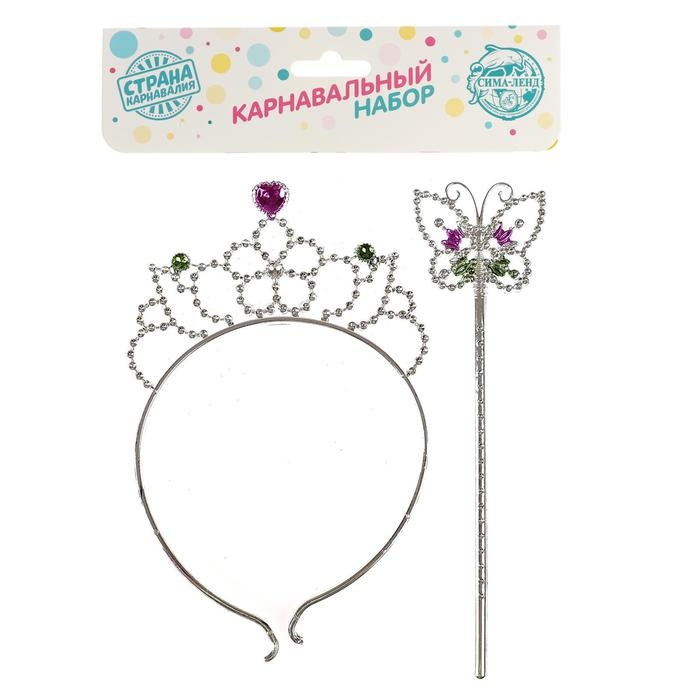 Карнавальный набор &laquo;Сказка&raquo;, 2 предмета: жезл, ободок