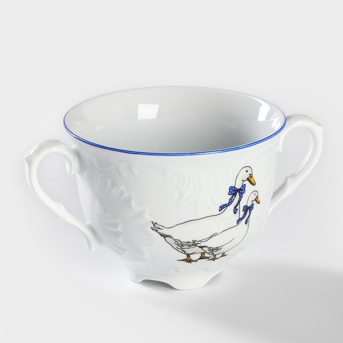 Бульонница &laquo;Рококо. Гуси&raquo;, 330 мл, МИКС