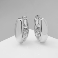 Серьги металл &laquo;Аккорд&raquo; лира, волна, цвет серебро