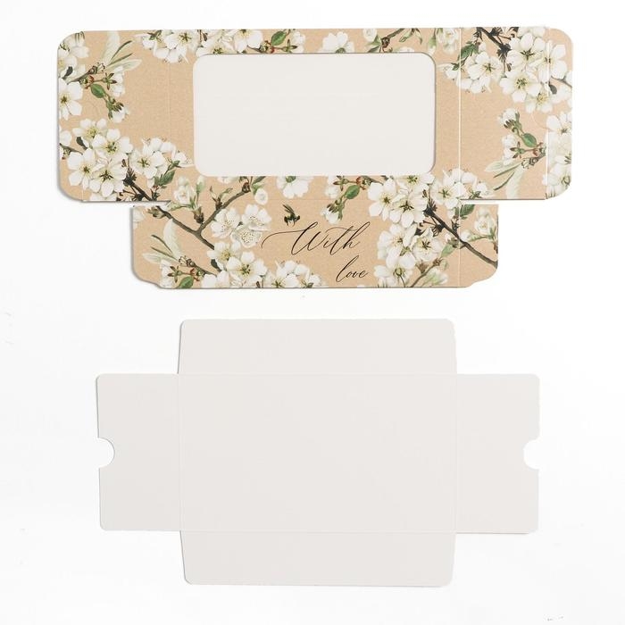 Коробка для макарун, кондитерская упаковка &laquo;With Love&raquo;, 18 х 10.5 х 5.5 см