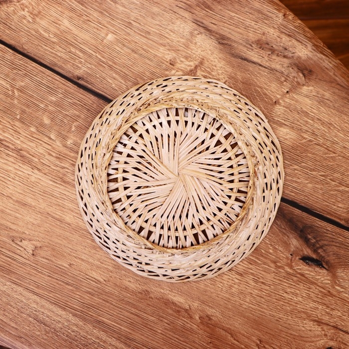 Зеркало Зеркало "Романтика" кокос 24 см