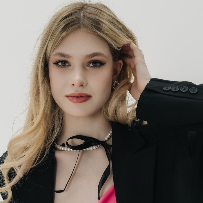 Чокер &laquo;Новый стиль&raquo; жемчужины с завязкой, цвет черно-белый 35 см